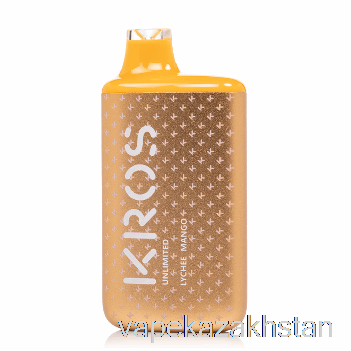 Vape Disposable KROS Unlimited 6000 Disposable Lychee Mango